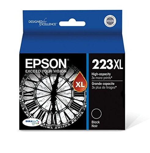 Cartucho De Tinta Negro Epson Durabrite Ultra T223xl120 De A