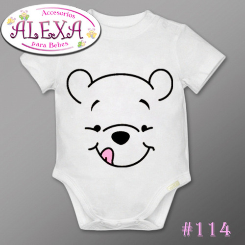 Pañalero Estampado De Winnie Poo Cara 3x2
