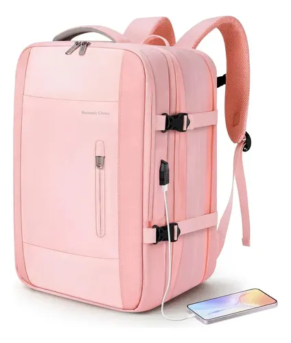 Mochila Executiva Rosa: 63% OFF! 🎒
