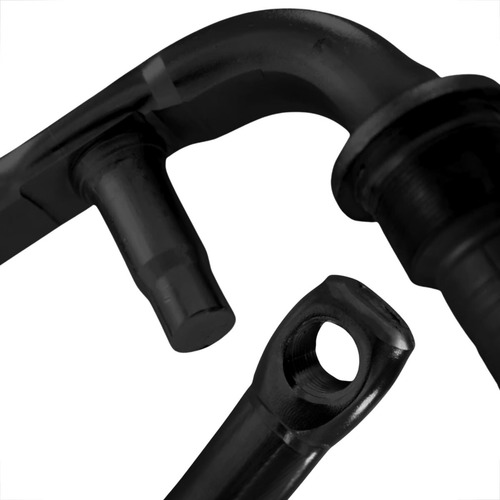 Kit Bike Aço Pé De Vela Coroa Tripla 18v Monobloco Preto
