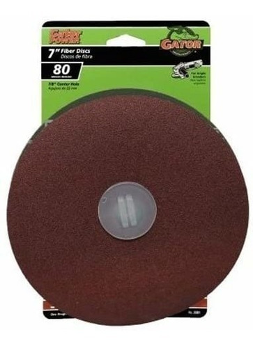 Ali Industries 3081 3-pack 7-inch 80-grit Fibra Discos De L