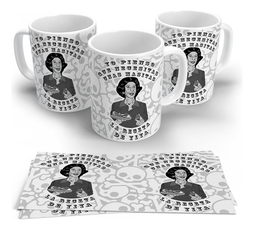 Taza Yiya Murano Las Masita De Yiya Cafe Art 01