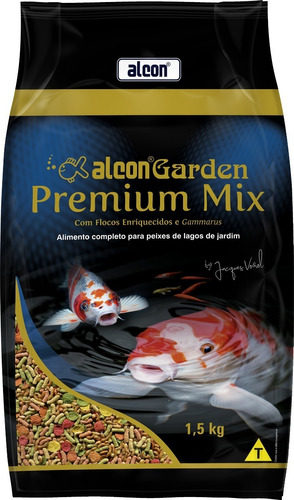Alcon Garden Premium Mix 1,5 Kg - Ração Carpas Nishikigoi