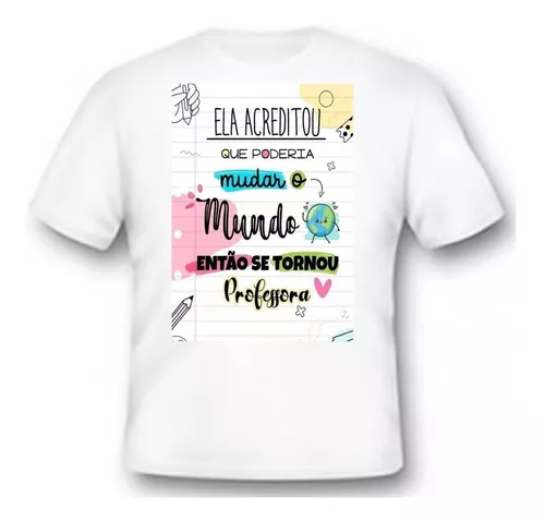 Camiseta Professora