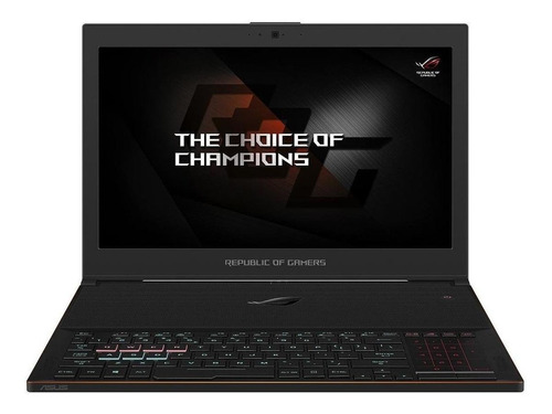 Laptop  Asus ROG Zephyrus GX501VI black 15.6", Intel Core i7 7700HQ  16GB de RAM 512GB SSD, NVIDIA GeForce GTX 1080 120 Hz 1920x1080px Windows 10 Home