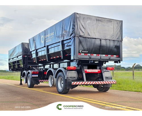 Carreta Basculante Bi Caçamba Facchini 2024 26m3+27m3 Epóxi
