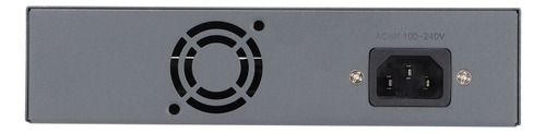 Switch Poe 4+2 Puertos 65w Detección Ip Cámara 100v Us Plug