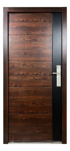 Puerta Blindada Linea Kala 45kg- Tono Madera Mundo Aberturas