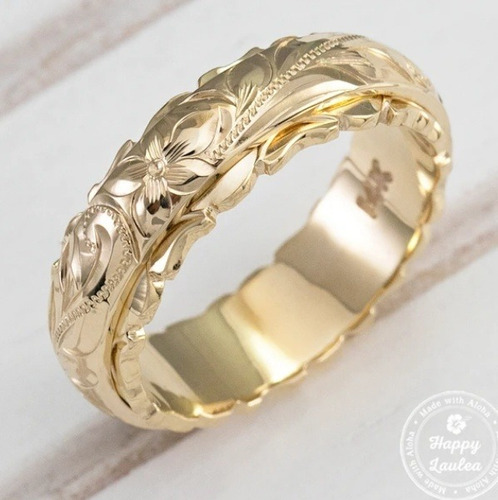 Anillo De Compromiso De Oro De 14k