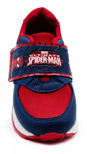Zapatillas Niño Spiderman Textil Doble Abrojo