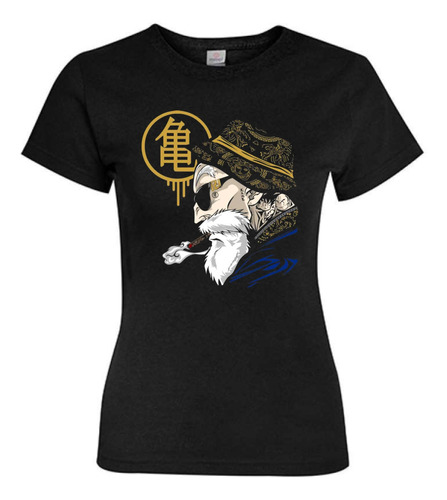 Polera Mujer Dragon Ball - Maestro Roshi 100