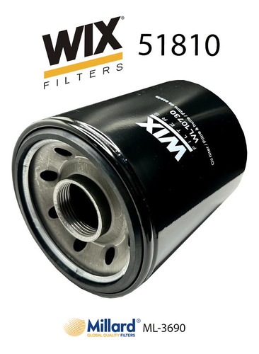 Filtro De Aceite Wix Wl10730 (51810) Npr Fsr Fvr 33k Encava