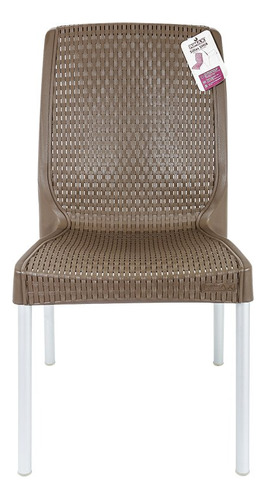 Silla Shia Sin Brazos Rimax Mocca 83x43x56cm