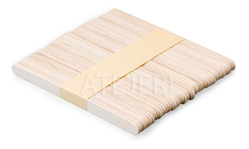 Imagen 2 de 4 de Palitos De Helado Para Maquetaría X 50 Unid Color Madera