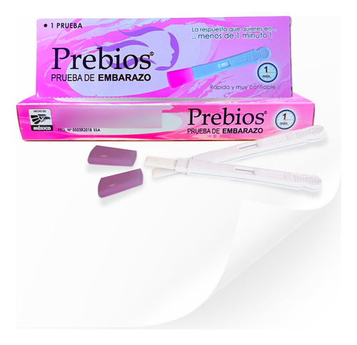 Prueba De Embarazo Prebios Edigar Paquete Con 2 Piezas