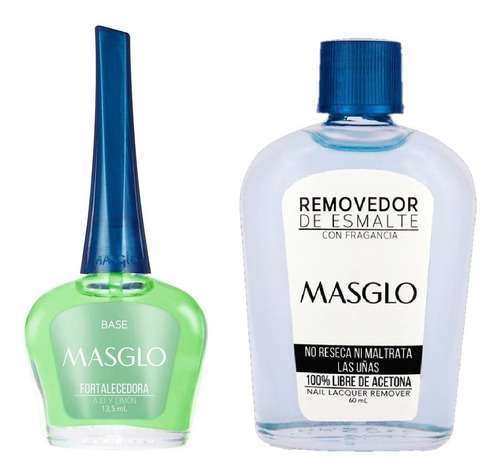 Masglo Esmalte Base + Removedor - mL a $381