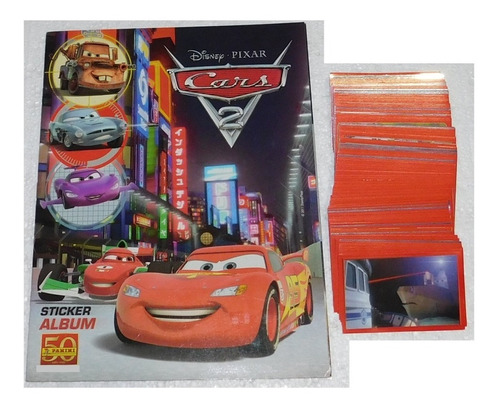 Panini Disney Pixar Cars 2 Y 216 Stickers A Pegar Completo