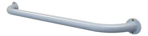 Soporte de pared con asa de barra para baño, 60 cm, sujetador para personas mayores y discapacitadas, color blanco