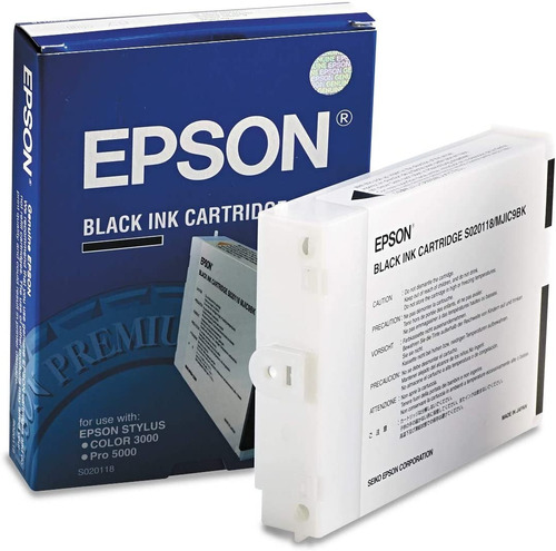 Cartucho Plotter Epson Black S020118 Stylus Pro 5000  Sgi