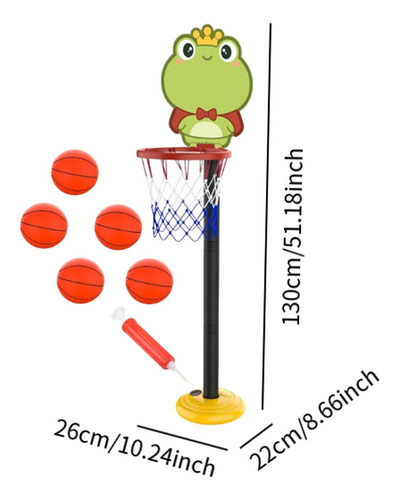 Juego De Aro De Baloncesto Para Niños, Cesta De Verde