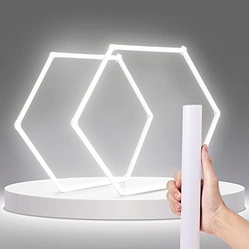 Luz De Garaje Led Hexagonal Ultralong De 70 Cm, 12 Unid...