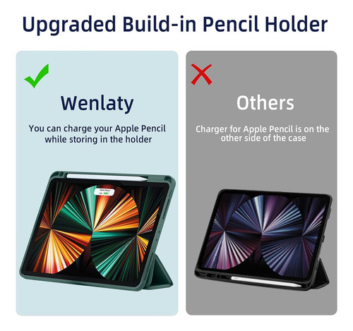 Case Wenlaty Para iPad Pro 11 Pulgada 4th Generation 2022 Co