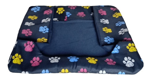 Capa Para Cama Pet 70x70cm Pets Até 15kg (sem  Enchimentos) Cor Azul-marinho