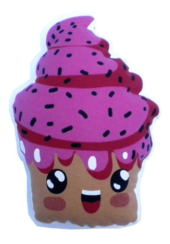 Almohadones Decorativos Infantiles Formas Cupcake
