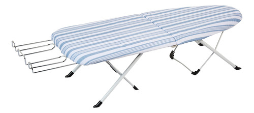 Tabla De Planchar Plegable Con Soporte De Hierro Rayas Azule