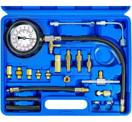 Bomba De Combustible Probador Manómetro Gasolina 0-140 Psi