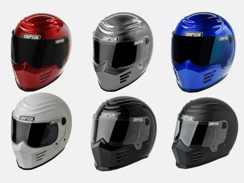 Casco Moto Simpson Original Varios Colores Talles 