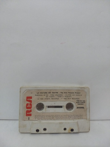 Alan Parsons - La Cultura Del Buitre - Cassette, Rca - Ar