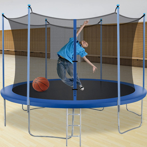 Trampolín De 8 10 12 Y 14 Pies Con Malla De Protección Para