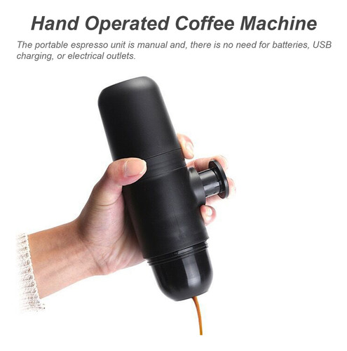 Mini Cafetera Espresso Manual Portátil For Acampar Y Hacer