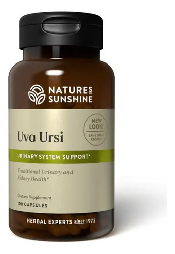 Natures Sunshine Uva Ursi 100caps Sabor Neutro