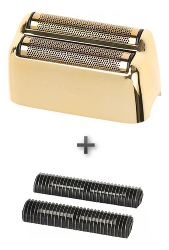 Lamina Tela Completa Para Maquina Shaver Fx02 W31 Dourada