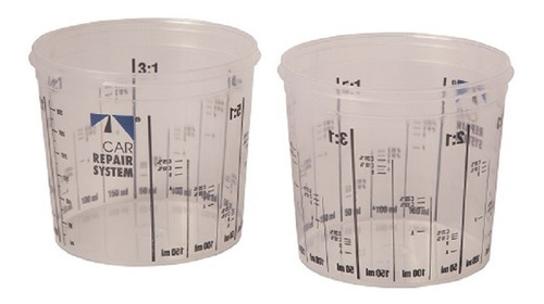 Vaso De Mezclar Pintura Carrepairsystem 385 Ml.