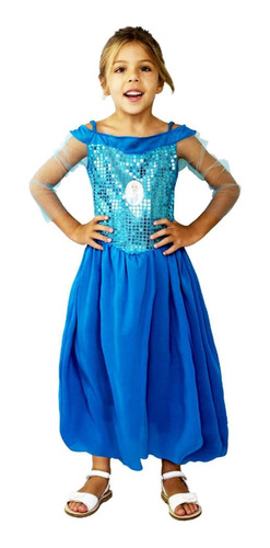 Disfraz Clasico Elsa Frozen Original Disney Talle 1
