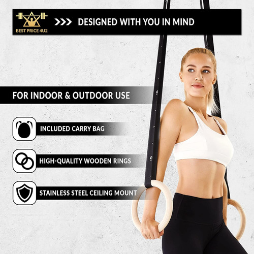 Anillas De Gimnasia Bestprice4u2 Correas Ajustables. An...