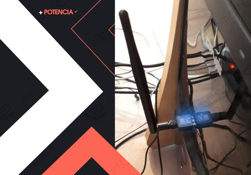Imagen 7 de 10 de Adaptador Wifi Usb Pc Receptor 300 Mbps Realtek Antena 5db