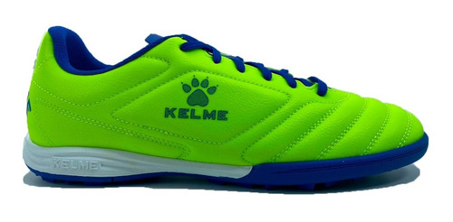 Kelme Botin Futbol Hombre K Hustle Azul-verde Fluor Ras