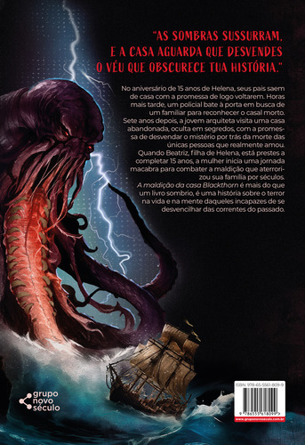 A Maldiçao Da Casa Blackthorn, De Daniel Pedrosa. Editorial Novo Século, Capa Mole, Edição 1 Em Português, 2024