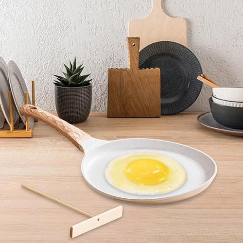 . Sartén Antiadherente Para Crepé Con Mango, 8 Pulgadas