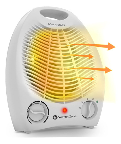 Comfort Zone Calentador De Espacio Portatil Forzado Por Vent