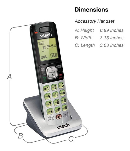 Imagen 4 de 4 de Telefono Inalambrico Vtech Cs6719-2