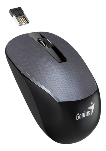 Mouse Inalámbrico Color Negro Nx-7015