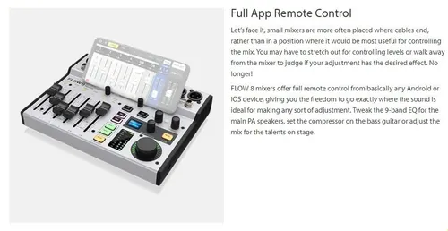 Misturador Digital Behringer Flow 8 | MercadoLivre