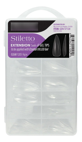 Mia Secret Puntas De Extensión De Gel (stiletto)