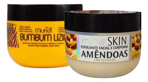 Muriel Skin Bumbumlizin + Esfoliante Amêndoas C/ Colágeno