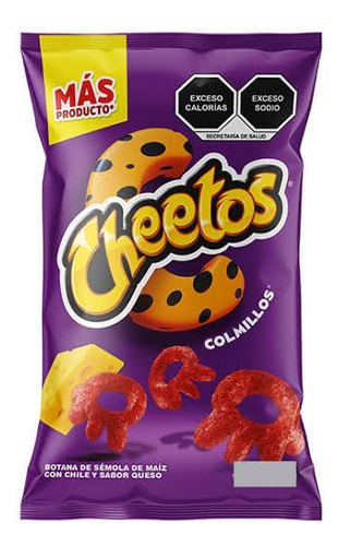 Botanas Sabritas Cheetos Colmillos (10 Bolsas De 28 Gr. C/u)
